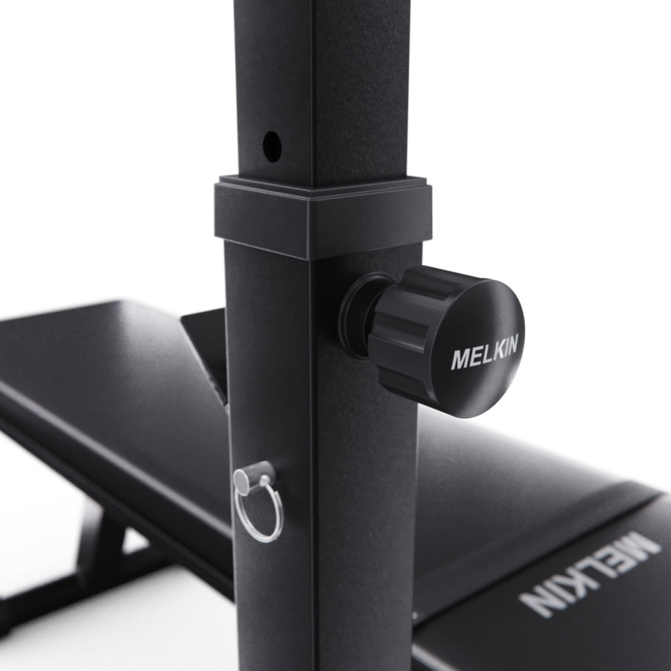 Скамья со стойками под штангу DFC MELKIN