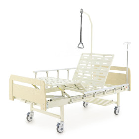 Кровать механическая Мед-Мос Е-8 (ММ-2024Д-06) ЛДСП (светлое дерево) без матраса