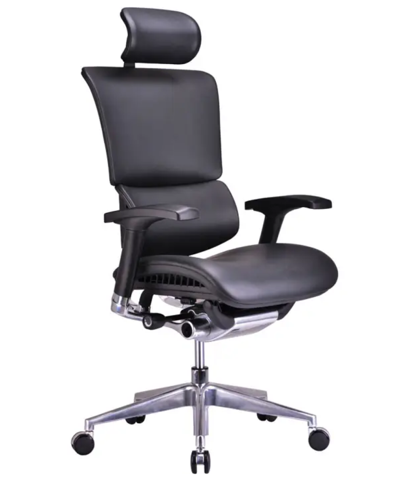 Кресло EXPERT SAIL SAL-01-BK-L черная кожа/черн каркас