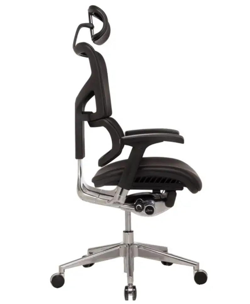 Кресло EXPERT SAIL SAL-01-BK-L черная кожа/черн каркас