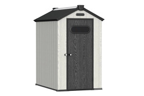 Сарай пластиковый Black Fox Summit 4*6 (2,3м2) серый/антрацит