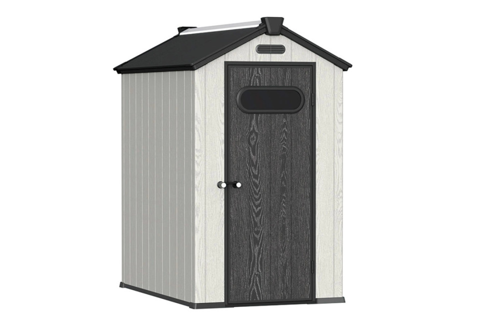 Сарай пластиковый Black Fox Summit 4*6 (2,3м2) серый/антрацит