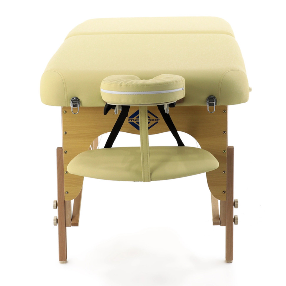 Массажный стол складной MED-MOS JF-AY01 (2.31.20) 2-х секционный, деревянная рама, бежевый