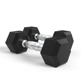 Гантели DFC гексаг. обрезиненная пара DB001-10 кг