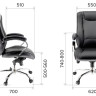 Кресло Everprof King M экокожа черный (EC-370 PU Black)