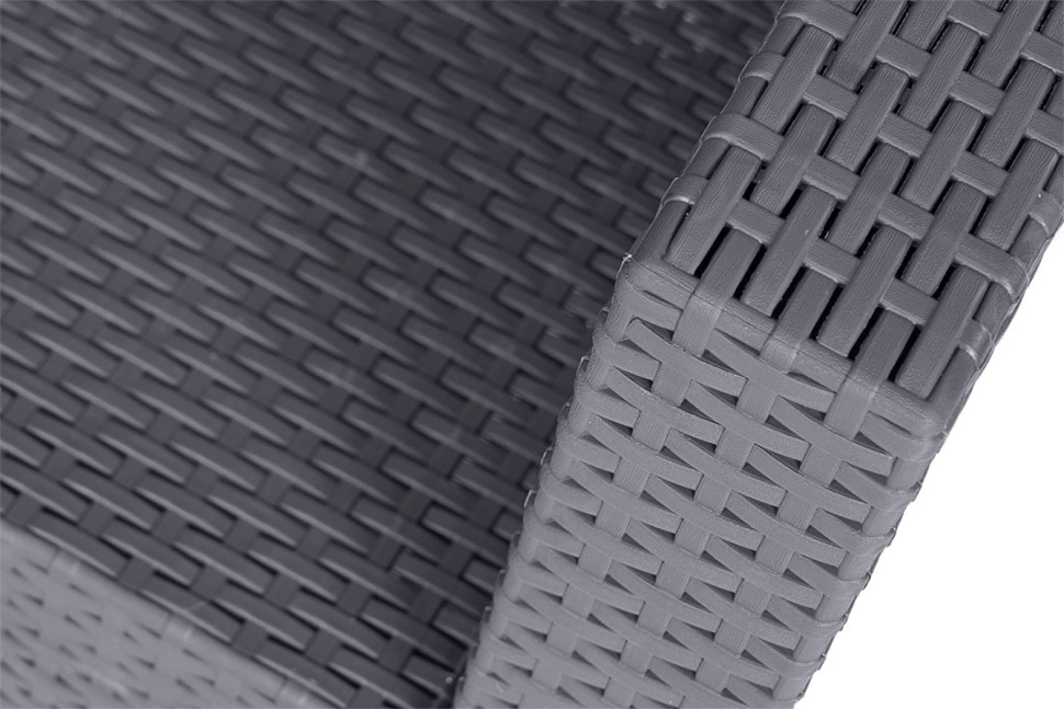 Диван двухместный b:rattan Arizona, антрацит (2-х местная подушка)