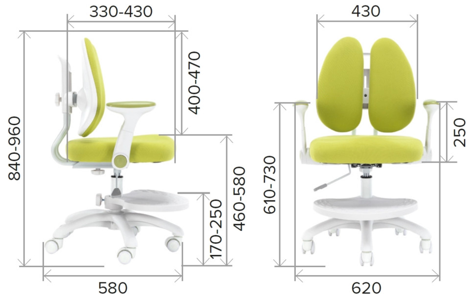 Кресло детское Everprof Kids 104 Ткань Голубой