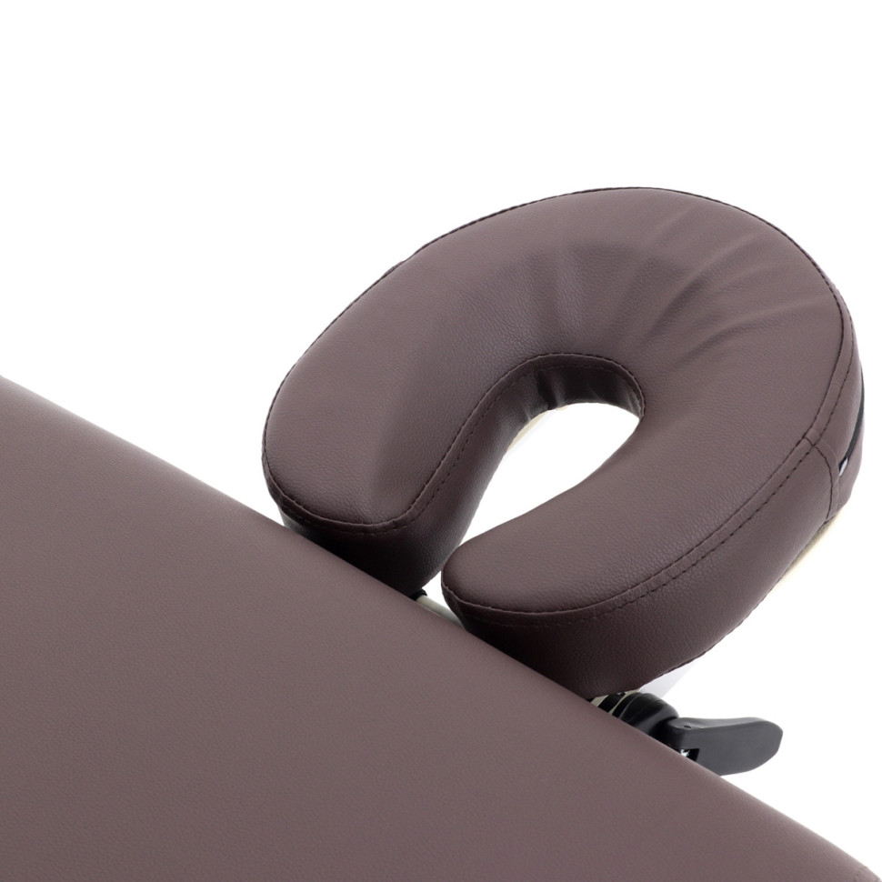 Массажный стол складной MED-MOS JF-AY01 (2.31.20) 2-х секционный, деревянная рама, коричневый