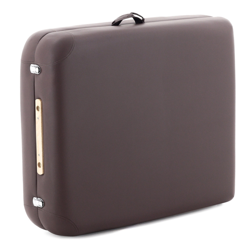 Массажный стол складной MED-MOS JF-AY01 (2.31.20) 2-х секционный, деревянная рама, коричневый