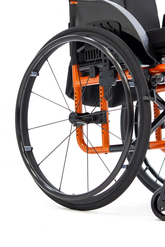 Механическое кресло-коляска МЕТ JET оранжевый (ширина сиденья 40 см)