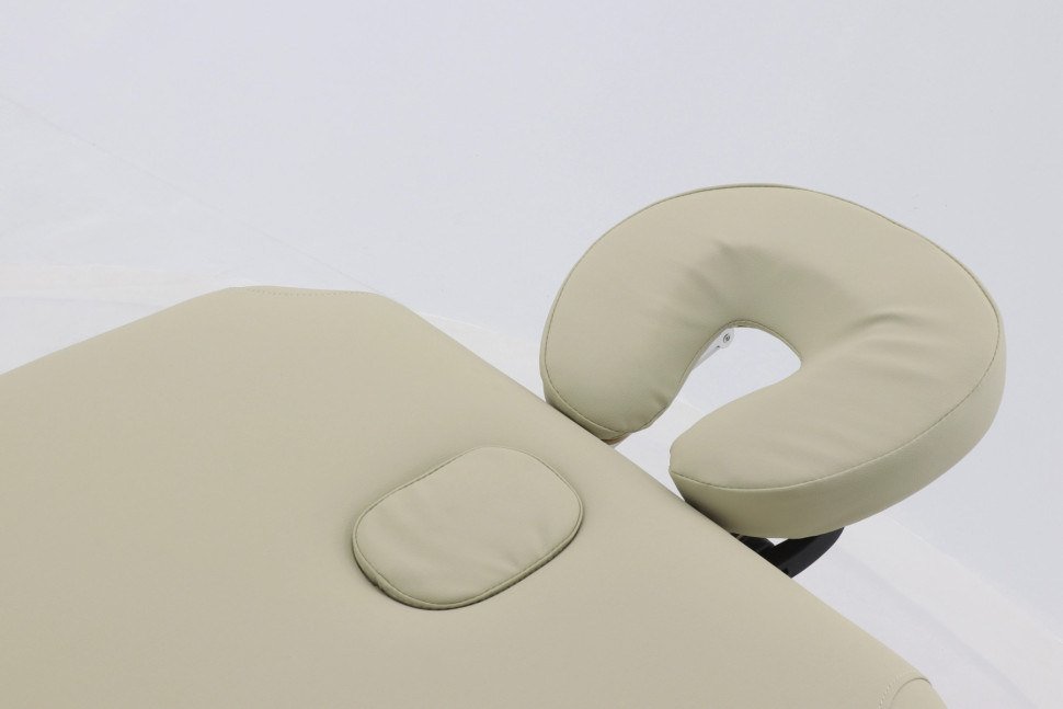 Массажный стол электрический MED-MOS ММКМ-2 (КО-156Д) светло-бежевый/светлое дерево