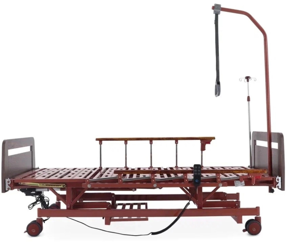 Медицинская кровать для лежачих больных электрическая MED-MOS DB-6 (ЛДСП кор., матрас, уголки, В)