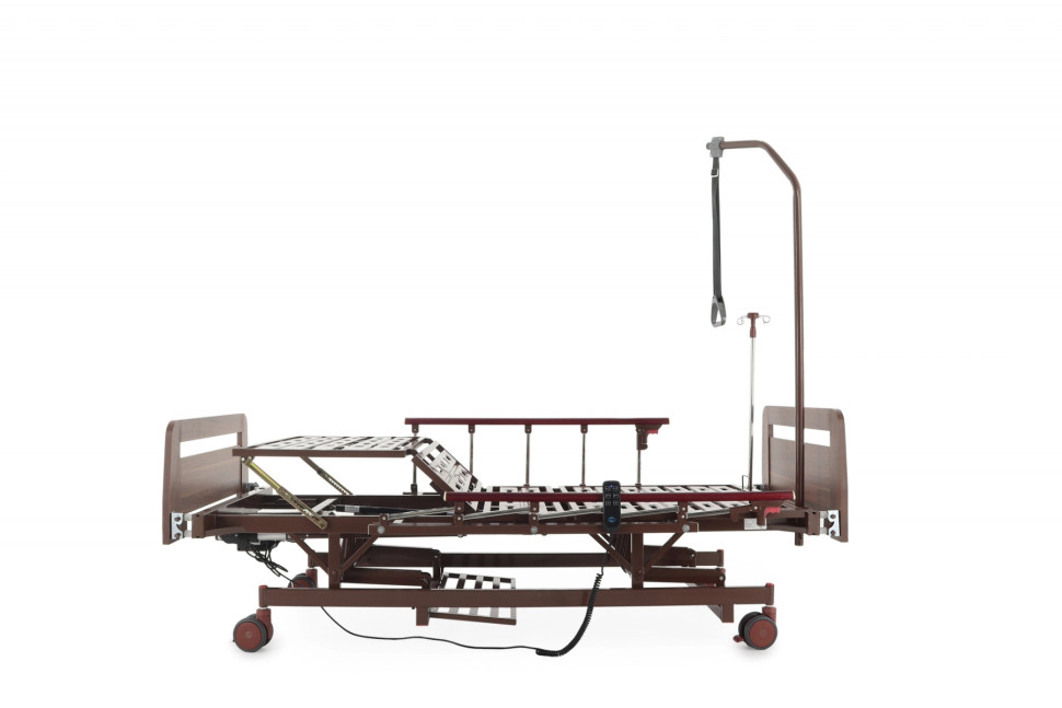 Медицинская кровать для лежачих больных электрическая MED-MOS DB-6 (ЛДСП кор., матрас, уголки, В)