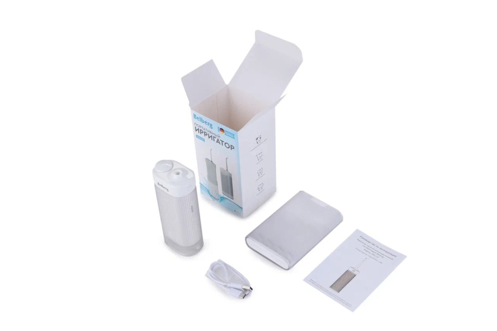 Ирригатор портативный аккумуляторный Belberg JM01212 (белый)