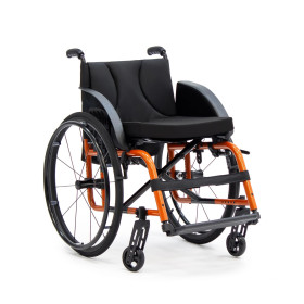 Механическое кресло-коляска МЕТ JET оранжевый (ширина сиденья 45 см)