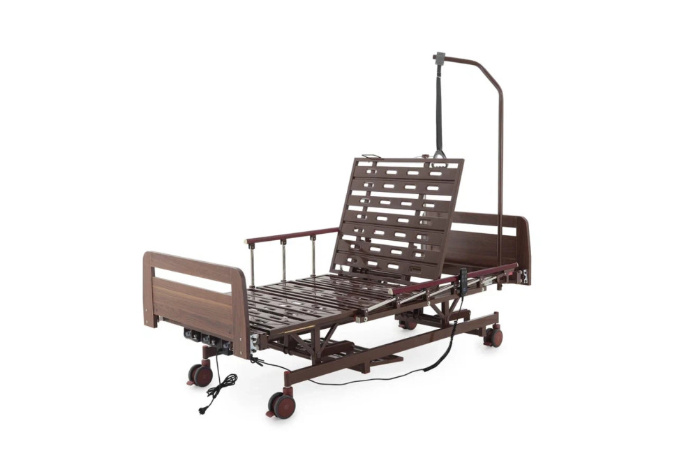 Кровать электрическая MED-MOS DB-6 (ЛДСП венге, матрас, удл., А, В)