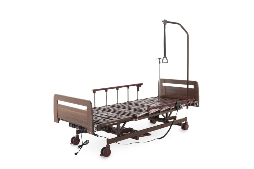 Кровать электрическая MED-MOS DB-6 (ЛДСП венге, матрас, удл., А, В)