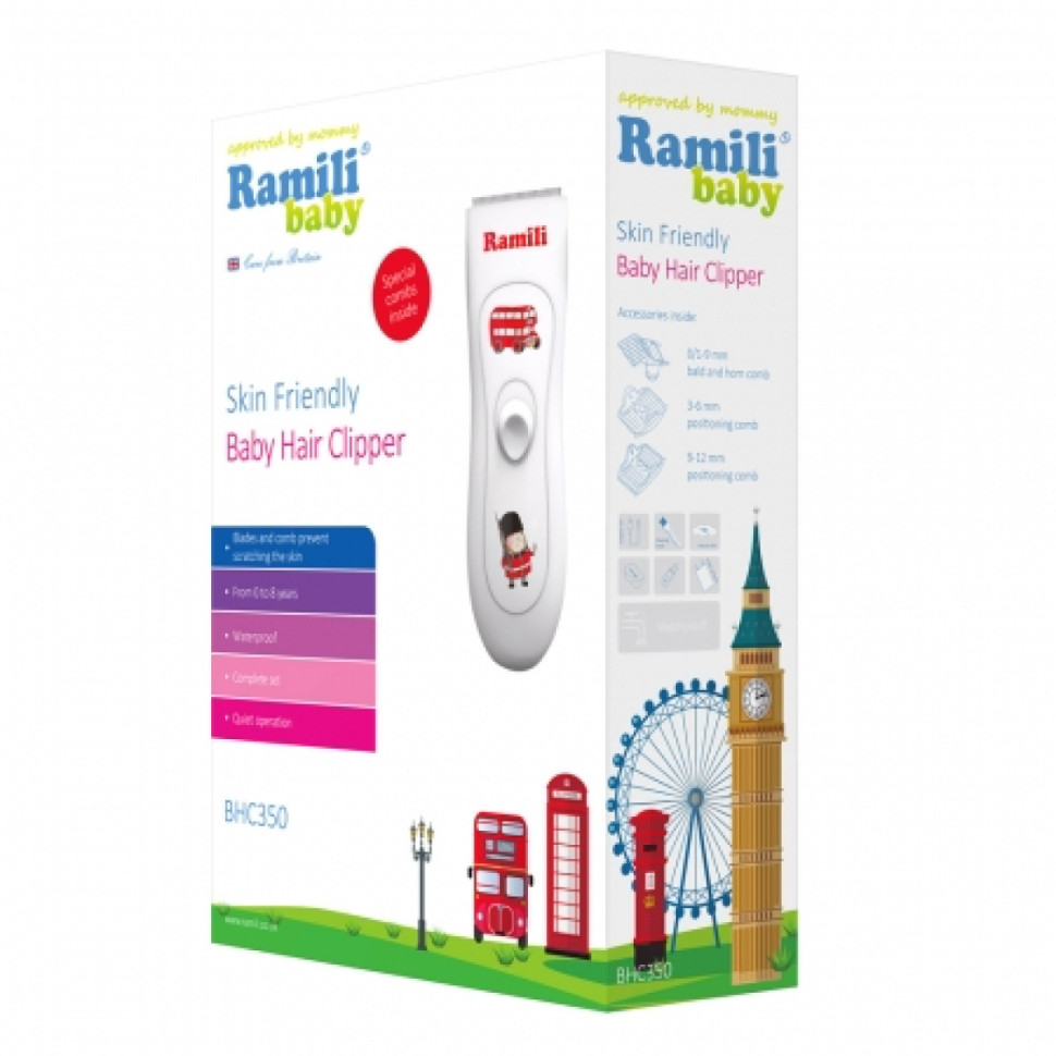Машинка для стрижки детских волос Ramili Baby Hair Clipper BHC350
