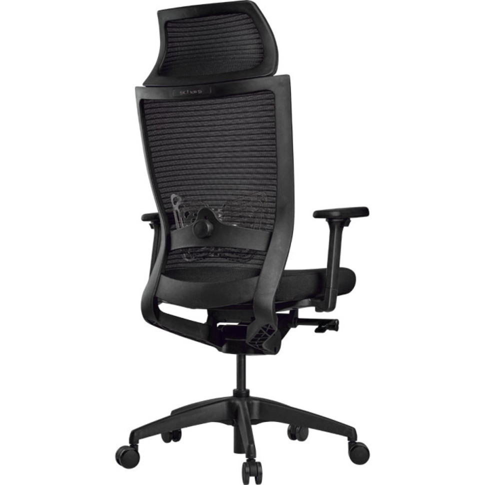 Кресло с поясничной поддержкой SCHAIRS ZEN2-М01B, Цвет: черный