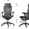 Кресло с поясничной поддержкой SCHAIRS ZEN2-М01B, Цвет: черный