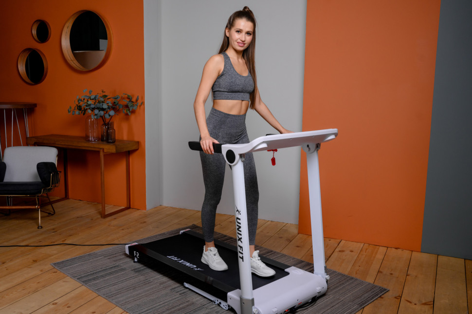 Беговая дорожка UNIXFIT Hi-tech F2 Arctic Ice