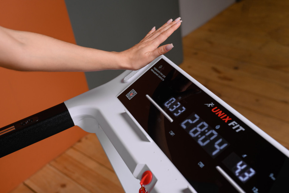 Беговая дорожка UNIXFIT Hi-tech F2 Arctic Ice