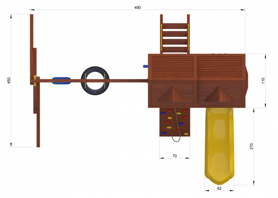 Детский игровой комплекс Newsunrise