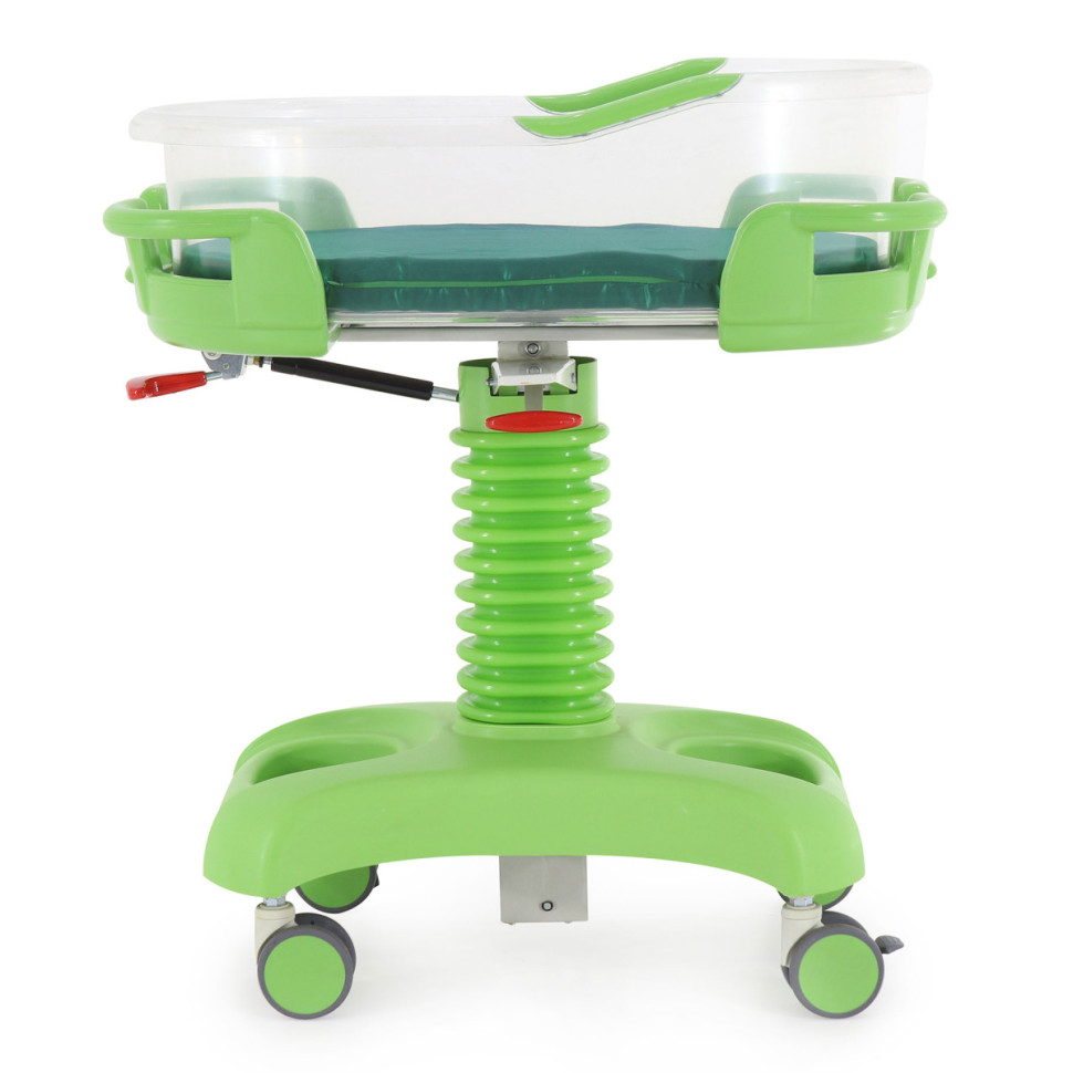 Кровать неонатальная Мед-Мос F-48 (MM-2012Р-01) 3 функции (с матрасом), цвет зеленый