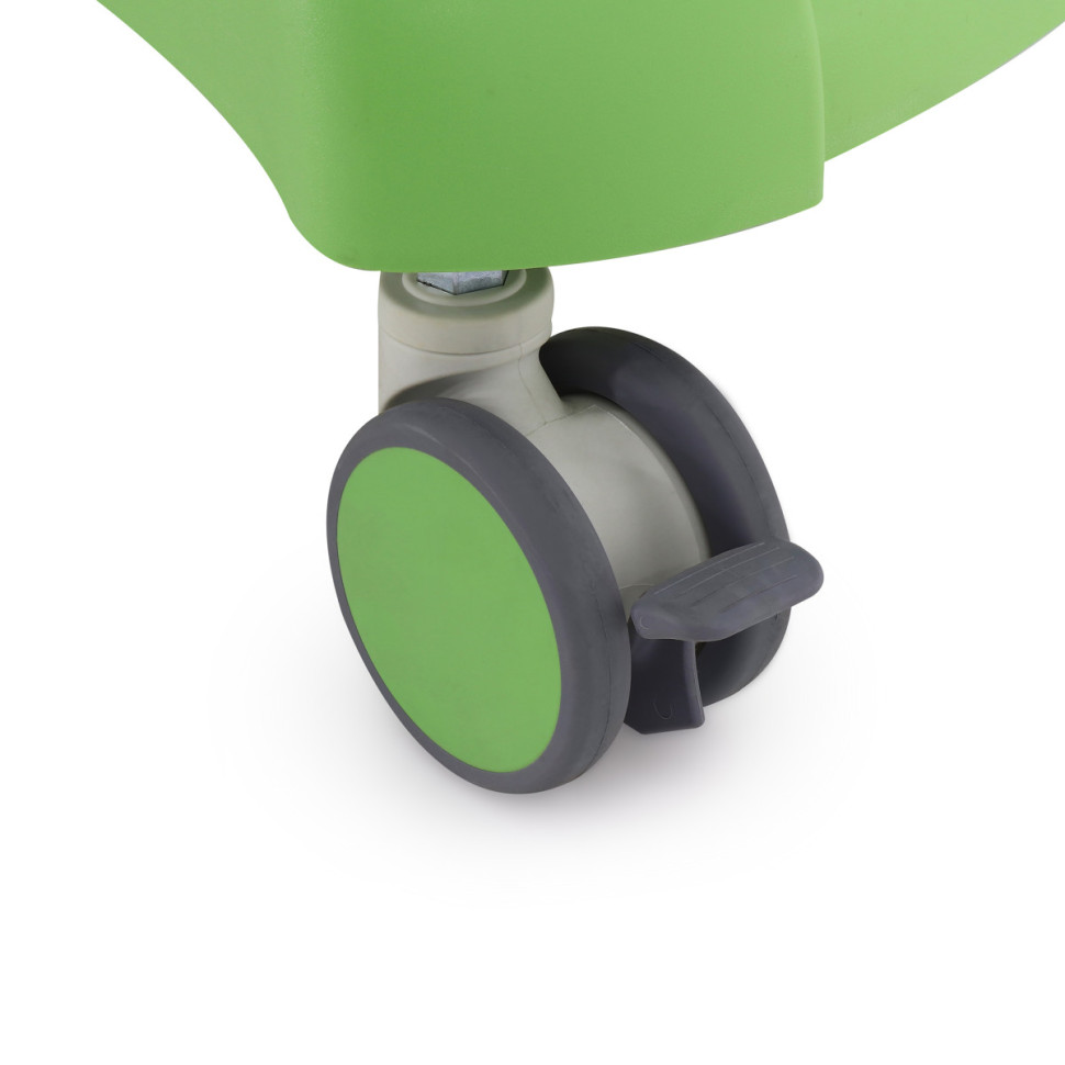 Кровать неонатальная Мед-Мос F-48 (MM-2012Р-01) 3 функции (с матрасом), цвет зеленый