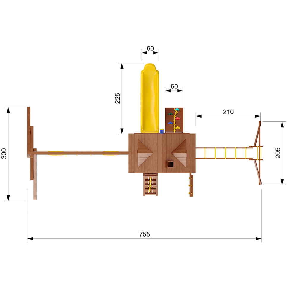Детский игровой комплекс SUNRISEFORT-2