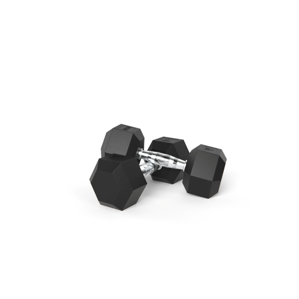 Гантели DFC гексаг. обрезиненная пара DB001-32,5 кг