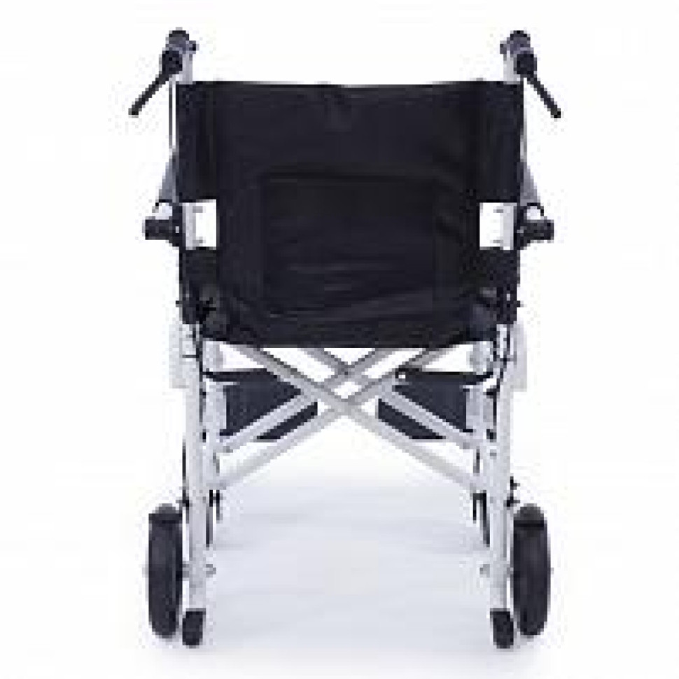 Кресло-каталка складная MK-280 (FS860LB) с тормозами для сопровождающего (45 см)