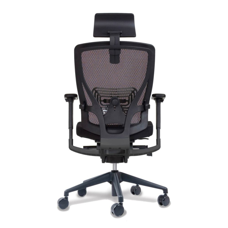 Кресло спинка сетка Schairs AEON-М01В сетка / ткань, Цвет: чёрный