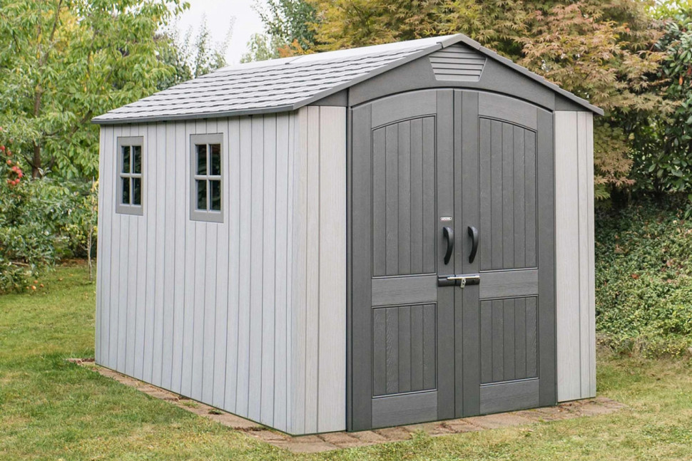 Сарай пластиковый WoodLook 7*12