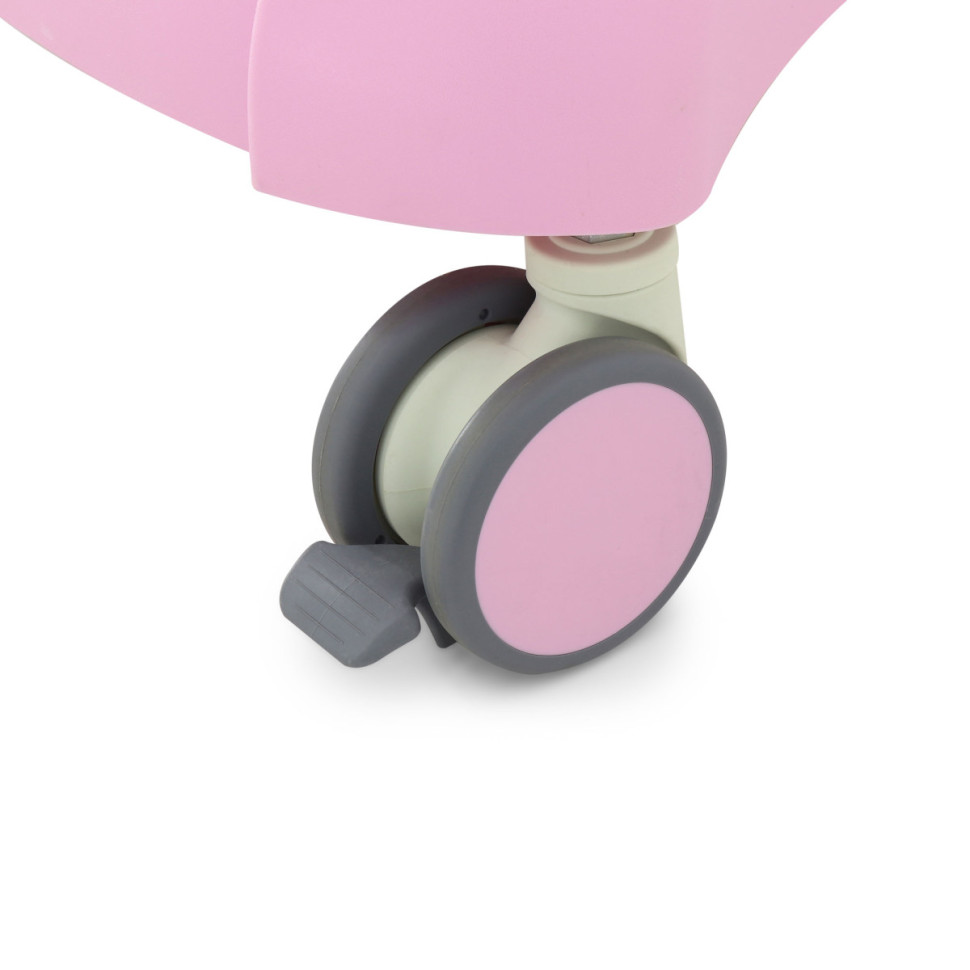 Кровать неонатальная Мед-Мос F-48 (MM-2012Р-01) 3 функции (с матрасом), цвет розовый