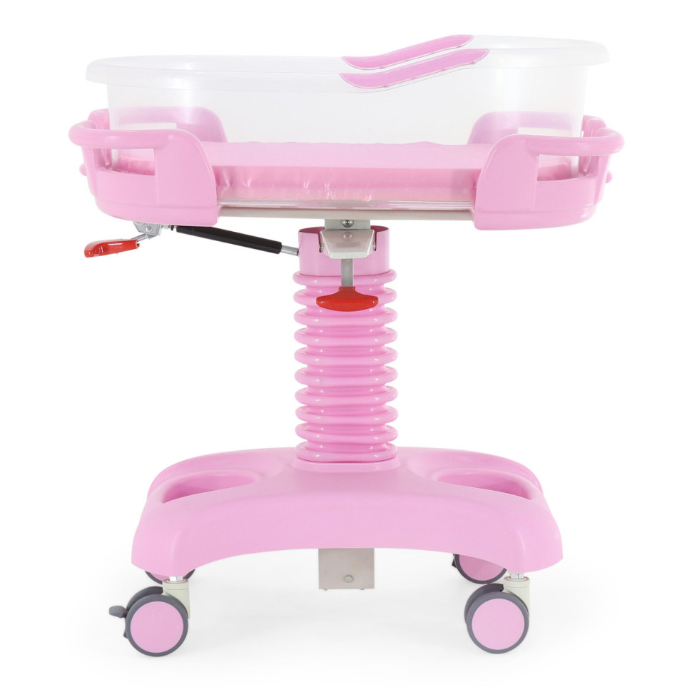 Кровать неонатальная Мед-Мос F-48 (MM-2012Р-01) 3 функции (с матрасом), цвет розовый