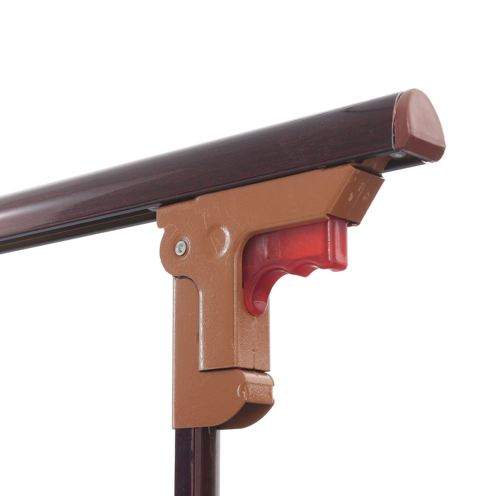 Кровать для лежачих больных с матрасом MED-MOS Е-17В ЛДСП (коричневый)