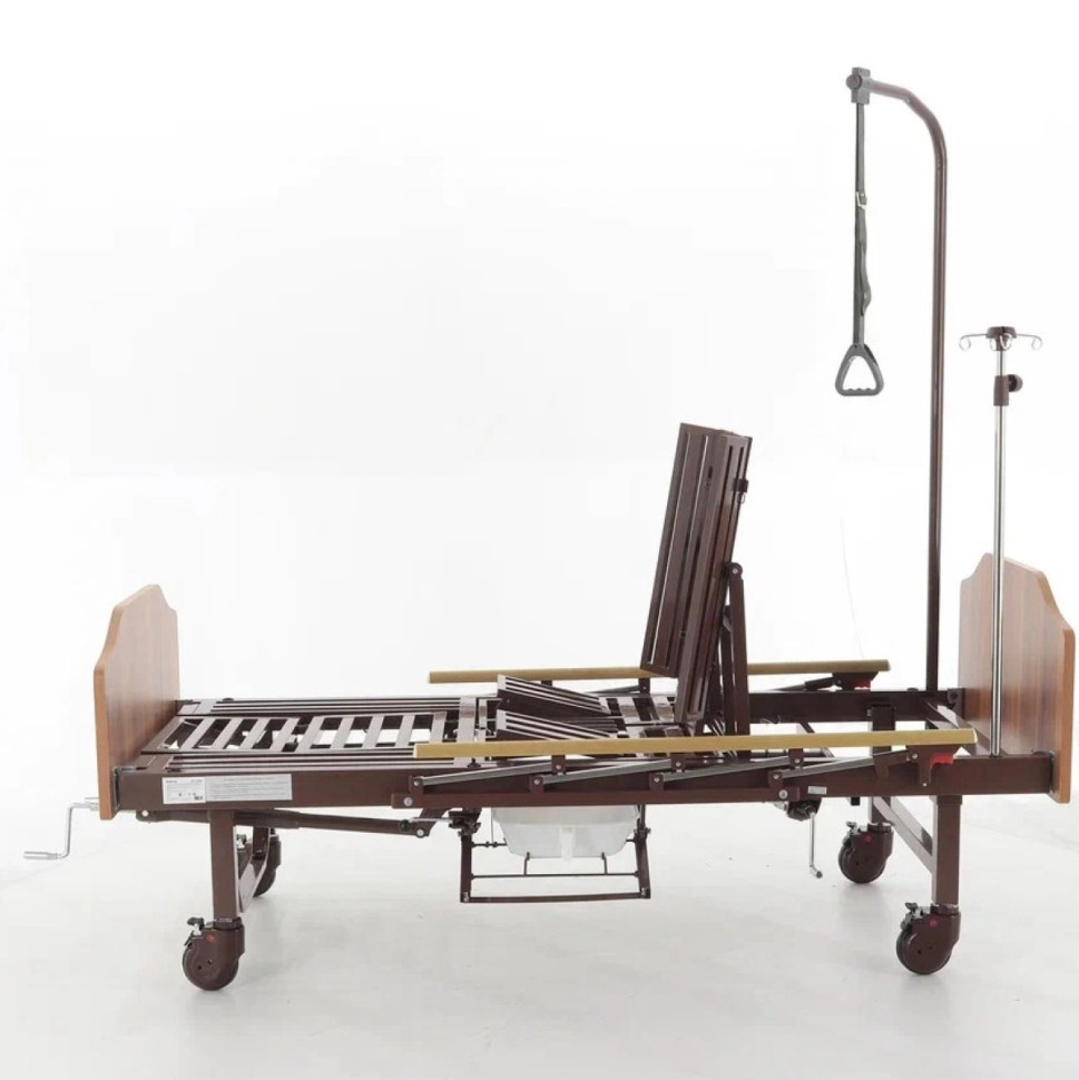 Медицинская кровать для лежачих больных BELBERG Olympia (YG-5, тип 7.7, вариант 7.7.1) с матрасом