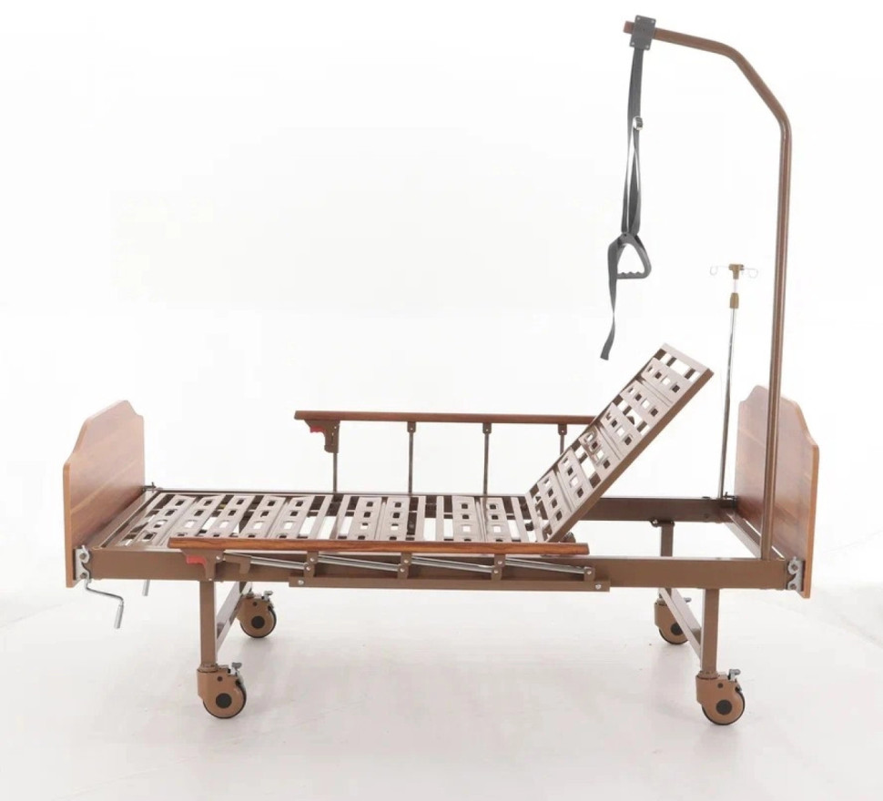 Кровать для лежачих больных с матрасом BELBERG Dana (ЛДСП, светло-коричневый)