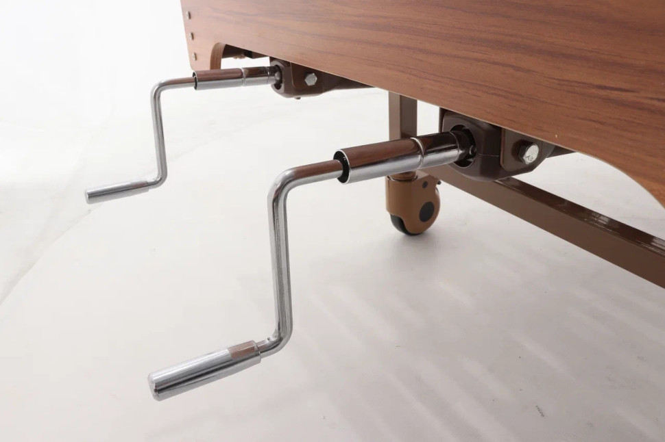 Кровать для лежачих больных с матрасом BELBERG Dana (ЛДСП, светло-коричневый)