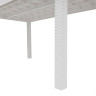 Стол B:rattan Houston 1500*900мм, белый