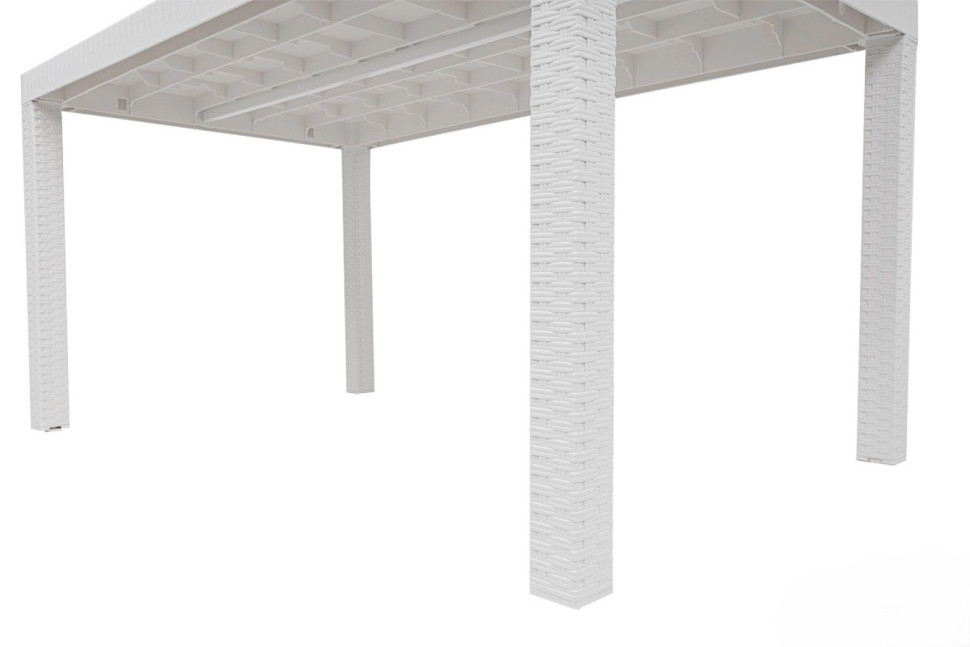 Стол B:rattan Houston 1500*900мм, белый