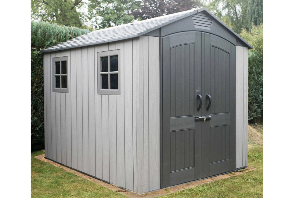 Сарай пластиковый WoodLook 7*9.5