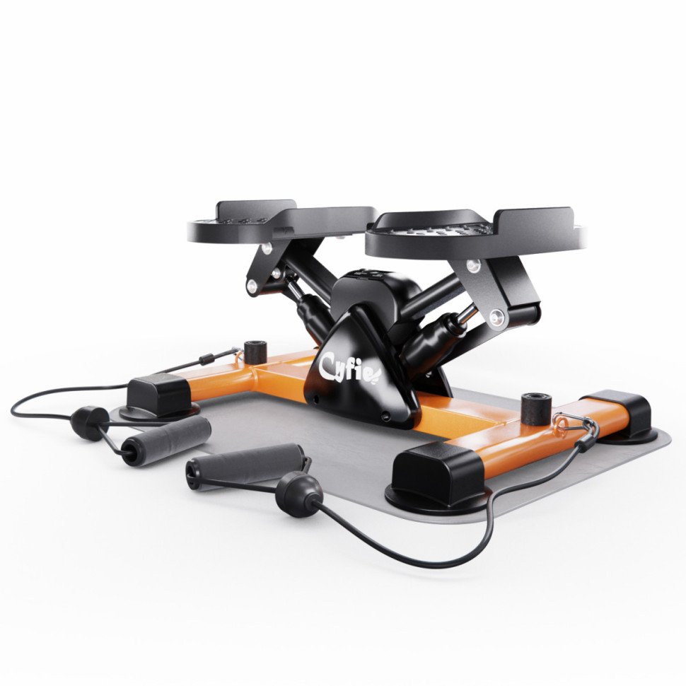 Балансировочный степпер DFC CYFIE с ковриком и эспандерами