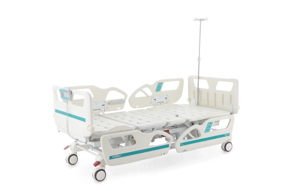 Кровать электрическая реанимационная MED-MOS DB-4 (02) (ABS, матрас, 4 секции,удл.)