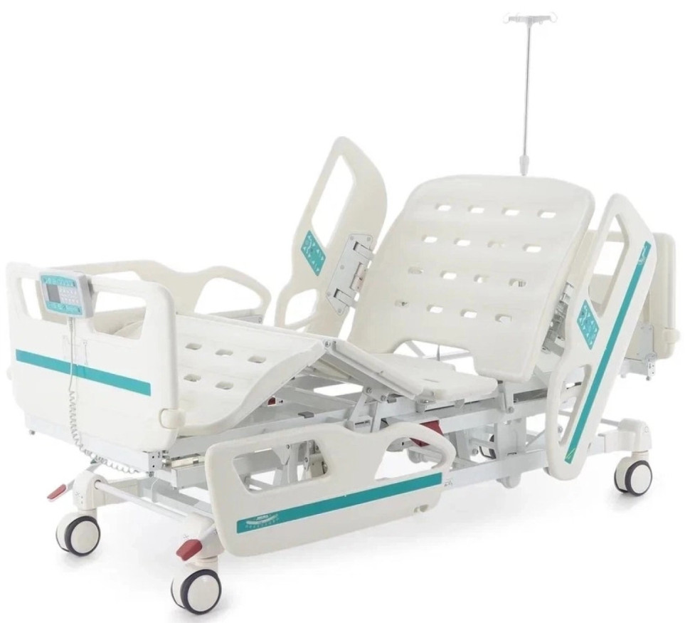 Кровать электрическая реанимационная MED-MOS DB-4 (02) (ABS, матрас, 4 секции,удл.)