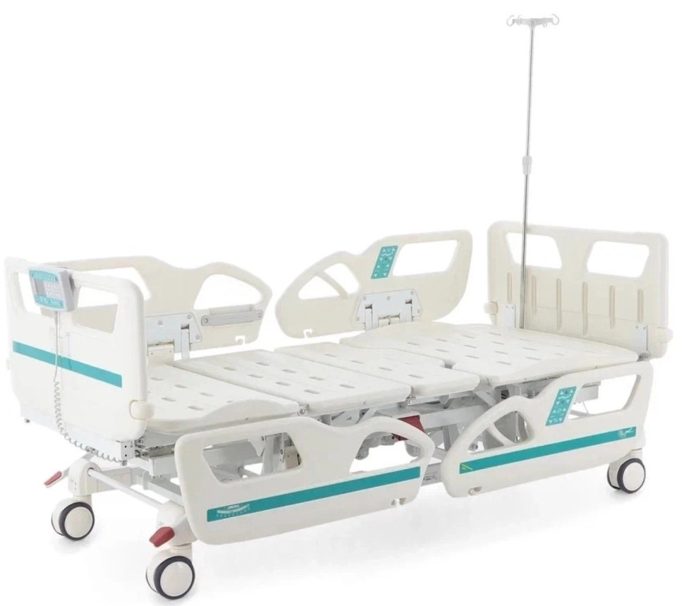Кровать электрическая реанимационная MED-MOS DB-4 (02) (ABS, матрас, 4 секции,удл.)