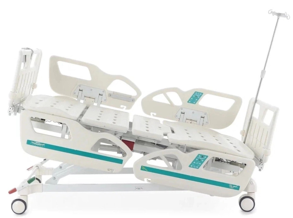 Кровать электрическая реанимационная MED-MOS DB-4 (02) (ABS, матрас, 4 секции,удл.)