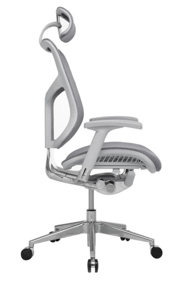 Кресло EXPERT STAR HSTM01-G-GY сетка серая / каркас серый