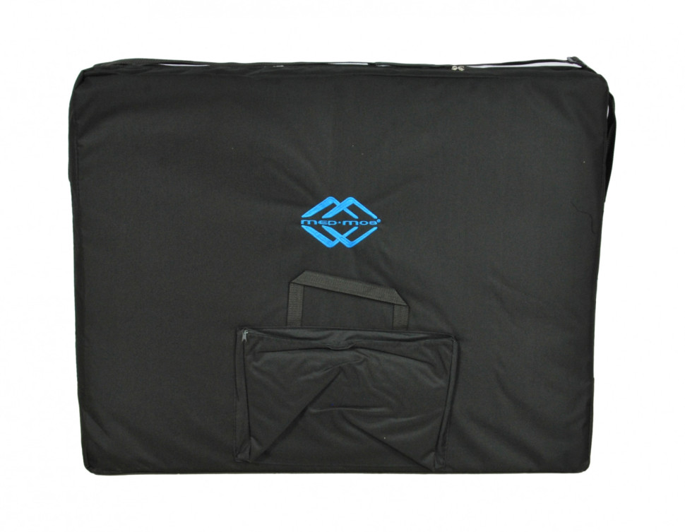 Массажный стол складной MED-MOS JFAL01A 2-х секционный, алюминиевая рама, коричневый